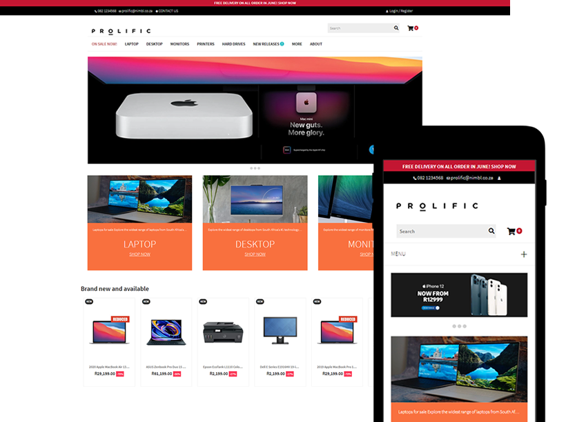 Prolific Template Preview